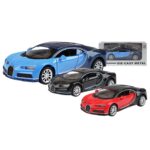 Die Cast Pull Back 1:36 Bughati 15x7x7cm ToyMarkt 902319