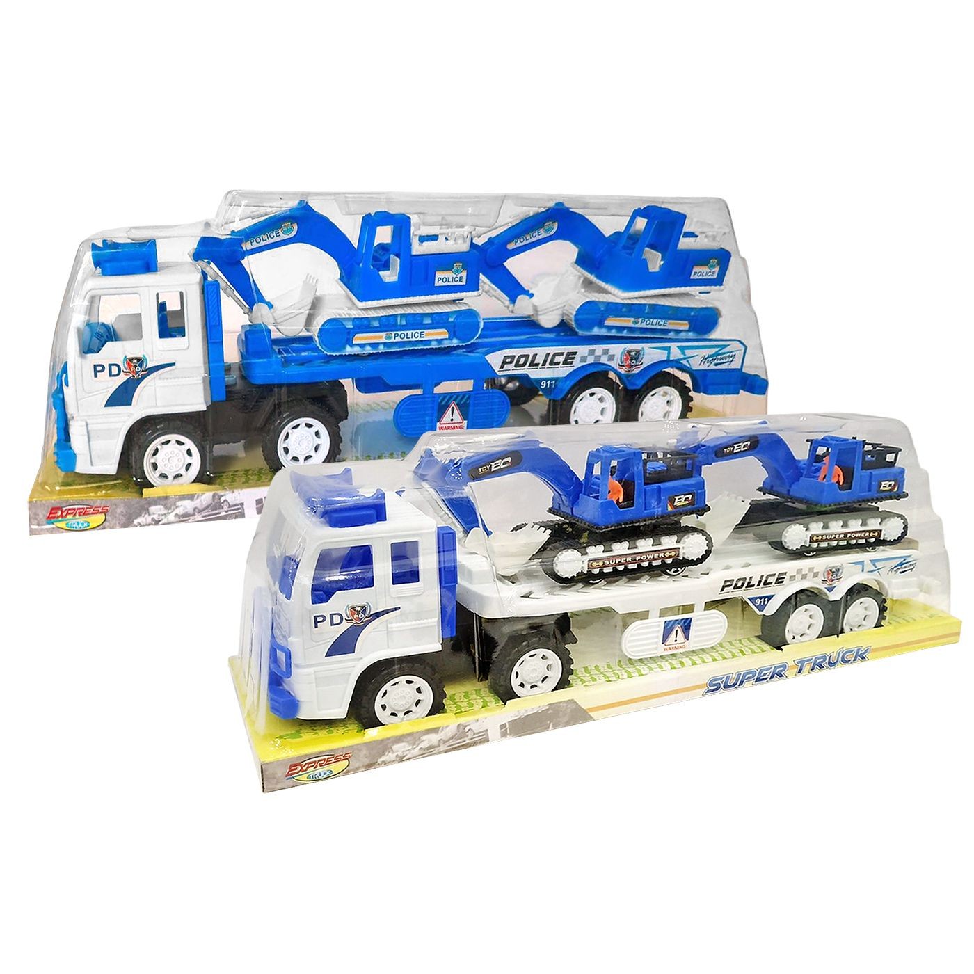 70-2356 Νταλίκα Friction με 2 Δομικά 45x15x12cm ToyMarkt 902376 - Image 1