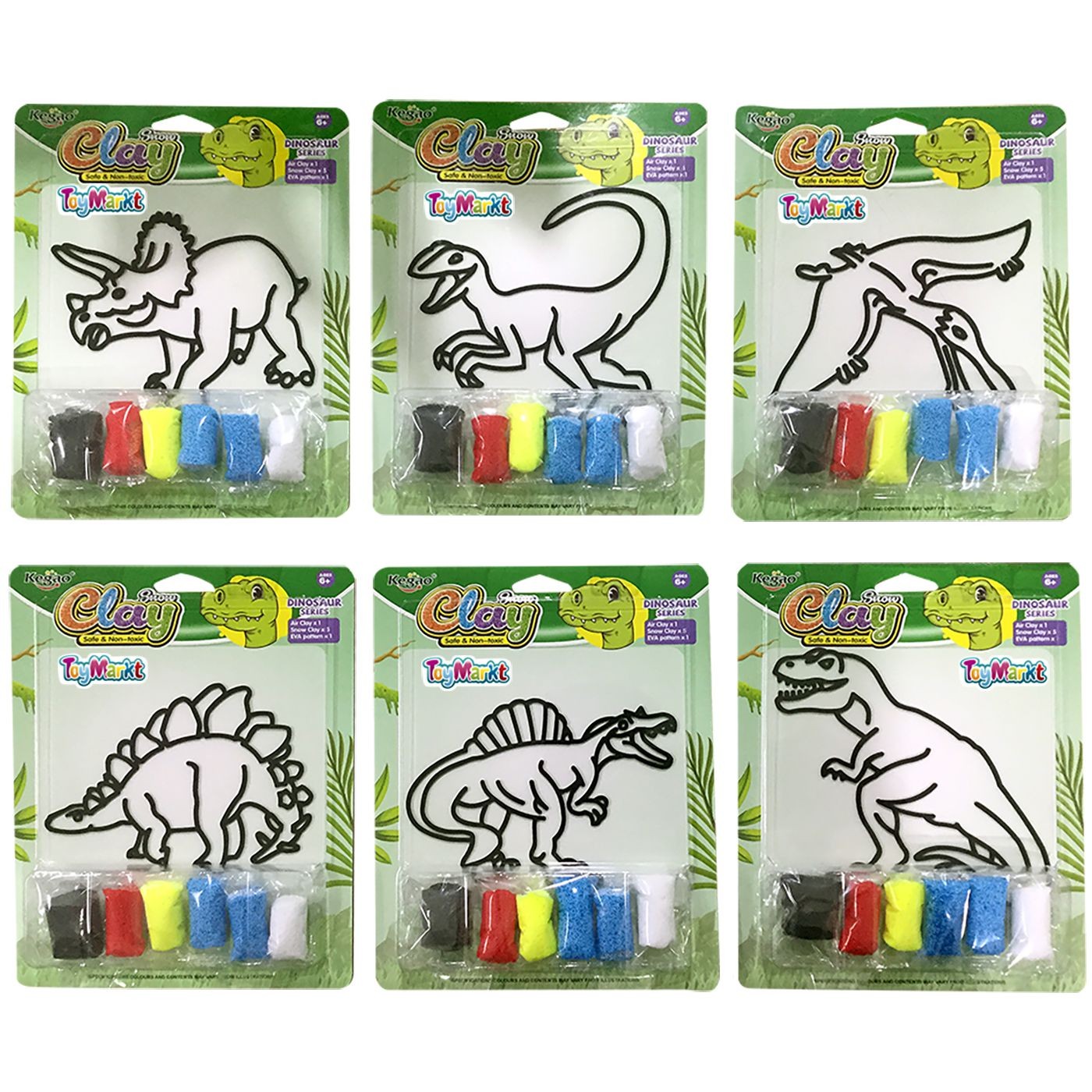 71-3095 Σετ Πλαστελίνης Δεινοσαυράκια 24x19x3cm ToyMarkt 913115 - Image 1
