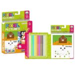 Ζωγραφική Pixel Pictures με 15 Σχέδια & 10 Χρώματα 20x17x2cm ToyMarkt 913208