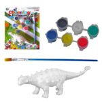 Σετ Χρωματισμού Δεινόσαυρος & 6 Χρώματα 23x18cm ToyMarkt 913315 - Image 2