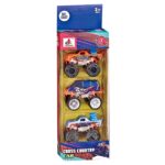 Σετ 3 Μίνι Αγροτικά Μεγάλες Ρόδες die Cast Metal Free Wheels 9x25x6cm ToyMarkt 913362 - Image 2
