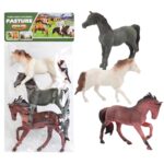 Σετ 3 Άλογα 16cm σε Σακούλα 16x27x3cm ToyMarkt 913435