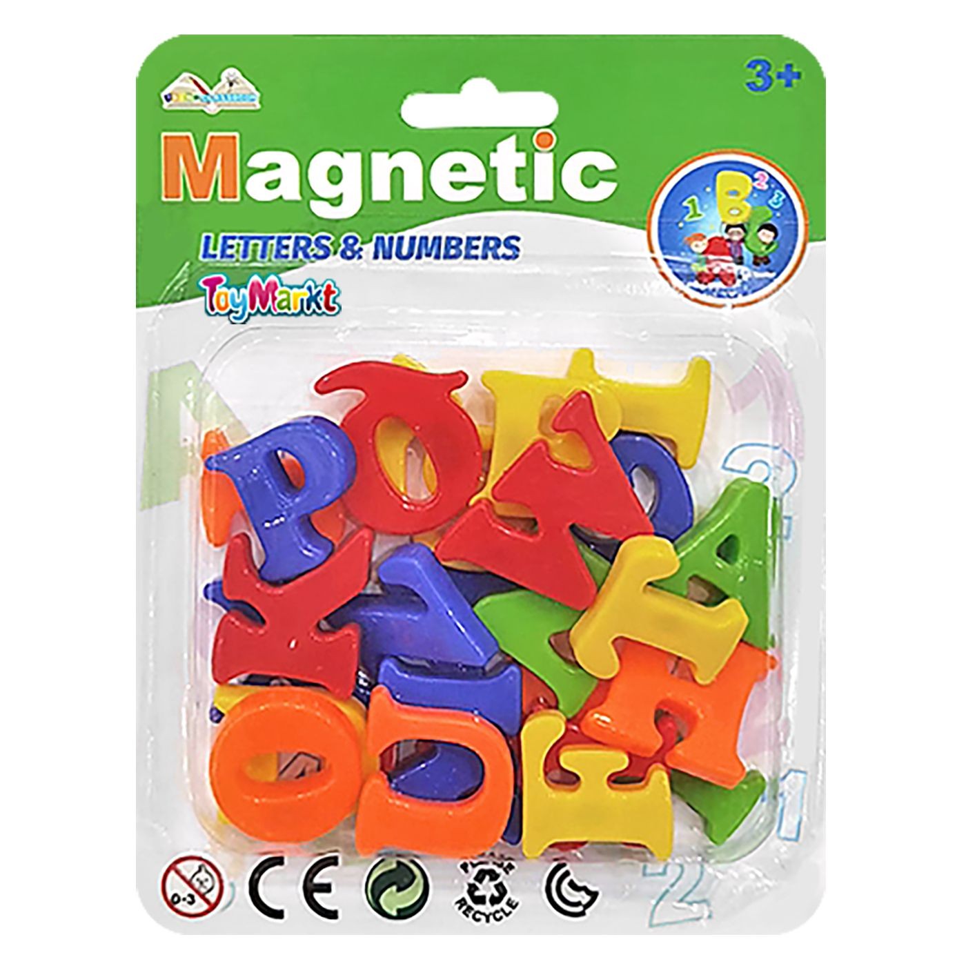71-3491 Μαγνητικά Γράμματα Μικρή Καρτέλα 14x18x2cm ToyMarkt 913511 - Image 1