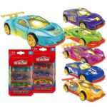 Σετ 3 Οχήματα die Cast Metal Free Wheels 19x10x3,5cm ToyMarkt 913628