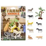 Ζωάκια Φάρμας 8 τεμ  σε Καρτέλα 19x14x3cm ToyMarkt 913629
