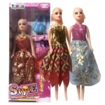 Κούκλα Style με Τσάντα & Έξτρα Φόρεμα 32x13x4cm ToyMarkt 922076