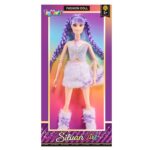 Κούκλα 29cm Κοτσίδες & Γούνινες Μπότες 33x16x5cm ToyMarkt 922103 - Image 2