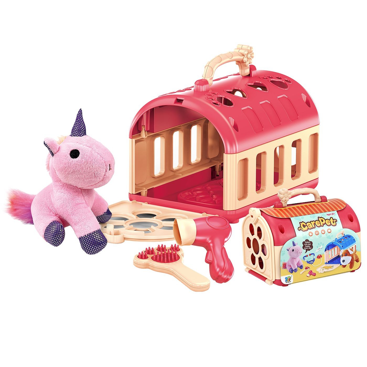 77-1274 Mini pet Μονόκερως 4 τεμ σε Καλάθι 16x11x11cm ToyMarkt 971294 - Image 1