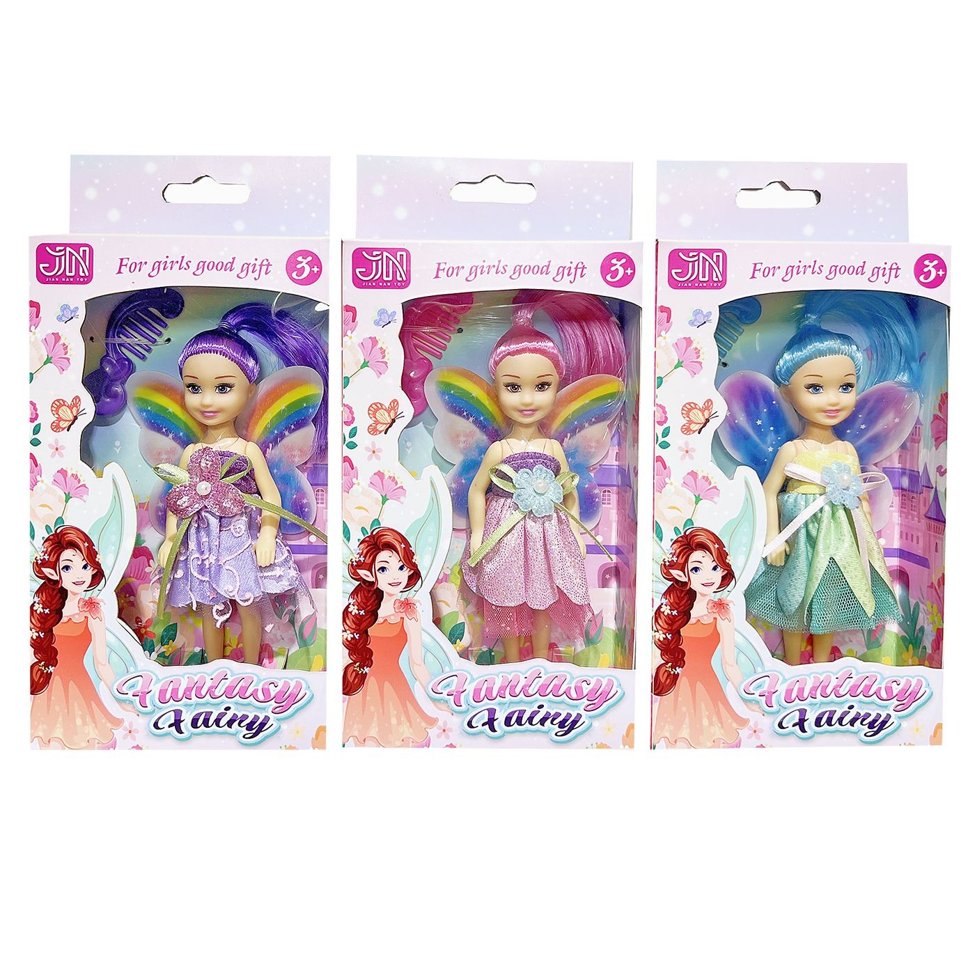 78-241 Κούκλα 5" Πεταλούδα Fantasy Fairy 21x10x3cm ToyMarkt 98261 - Image 1