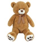 Λούτρινη Αρκούδα 60cm 60cm, Καθιστό 40cm ToyMarkt 99515