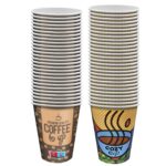 Ποτήρι Χάρτινο 12oz 50τεμ 11x9cm 400ml (12oz) Homie 1002106