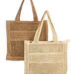 ΤΣΑΝΤΑ ΨΑΘΙΝΗ ΩΜΟΥ TOTEBAG 38X37cm ΣΥΝΟΛΙΚΟ ΥΨΟΣ=64cm 2 ΧΡΩΜΑΤΩΝ