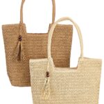 ΤΣΑΝΤΑ ΨΑΘΙΝΗ ΩΜΟΥ TOTEBAG 45x39cm ΣΥΝΟΛΙΚΟ ΥΨΟΣ=60cm 2 ΧΡΩΜΑΤΩΝ