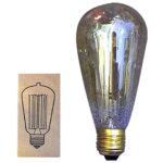 Λάμπα Ντεκόρ Edison Vintage St64 e27 40w 230v Θερμός Φωτισμός 180o  Homie 108430