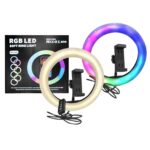Φωτιστικό Δαχτυλίδι με USB LED Λευκό & Πολύχρωμο φως ø20cm JustNote 10953
