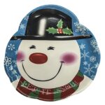 Δίσκος Σχήμα Άγιος-Χιονάνθρωπος 30cm Xmasfest 1131216 - Image 2