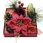 Κηροπήγιο με Κλωνάρια 15x9cm Xmasfest 1131267 - Image 2