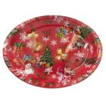 Δίσκος Χριστουγέννων Οβάλ 40x31cm Xmasfest 1131286 - Image 2