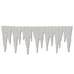 Σταλακτίτες Χιόνι Παραθύρου Πάχνη 60x27cm Xmasfest 1131332