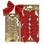 Φιόγκοι σετ=6τεμ 8cm Xmasfest 1131677