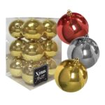 Μπάλα Γυαλιστερή πακ=12τεμ φ5 ø5cm Xmasfest 1131710