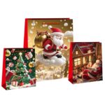 Τσάντα Δώρου Χριστουγέννων 33x26x12cm Xmasfest 1131827