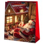Τσάντα Δώρου Χριστουγέννων 14x11x6cm Xmasfest 1131829 - Image 2