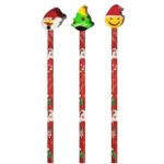 Μολύβια με Γόμα Xmas 3 τεμ  Xmasfest 1132612