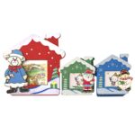 Σπιτάκι με Καμινάδα για Φωτογραφία 11x11x5cm Xmasfest 1132697
