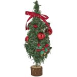 Δεντράκι Χριστουγέννων Στολισμένο 26cm Xmasfest 1132815