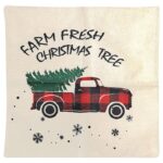 Θήκη Μαξιλαριού Σχέδιο Αμάξι-Άγιος 43x43cm Xmasfest 1132939 - Image 2