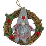 Στεφάνι με Νάνο Άγιο Φ22cm Xmasfest 1132973
