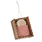 Στολίδι Κρεμαστό Θείο Βρέφος 7x5,5cm Xmasfest 1133180 - Image 2