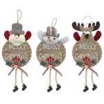 Στολίδι Ξύλινο Merry Christmas 30x14cm Xmasfest 1133406