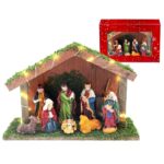 Φάτνη Ξύλινη με led 30x20x10cm Xmasfest 1133465