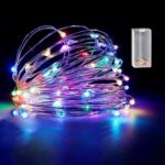 100 Λαμπάκια LED Copper Μπαταρίας Πολύχρωμα σε Σειρά με Controller IP20 10,3m Xmasfest 1133508