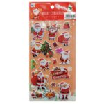 Αυτοκόλλητα 3d Xmas Καρτέλα Μικρή 22x10cm Xmasfest 1133604 - Image 2