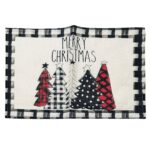 Σουπλά Υφάσματινο Καρώ 44x30cm Xmasfest 1133645