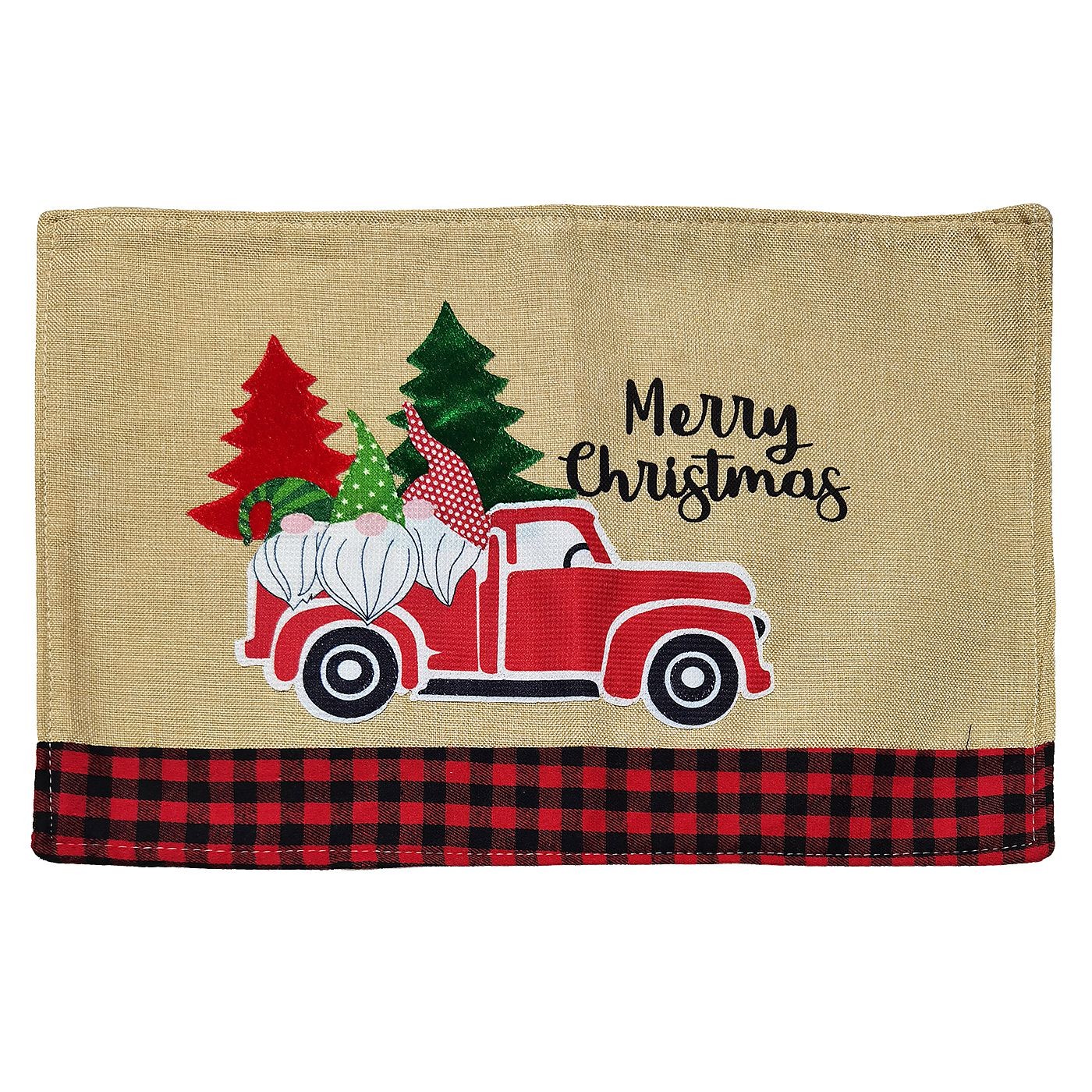 93-3626 Σουπλά Υφασμάτινο Νανάκια Xmas 45x32cm Xmasfest 1133646 - Image 1