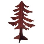 Δέντρο Ξύλινο Επιτραπέζιο 20x14cm Xmasfest 1133655 - Image 2