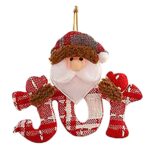 Στολίδι με Ευχές Πάνινο Κρεμαστό 16x14cm Xmasfest 1133656 - Image 2