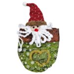 Τσαντάκι Πουγκί με Παράθυρο & Φιγούρα Xmas 24x16cm Xmasfest 1133692 - Image 2