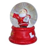 Χιονόμπαλα Άγιος ø6,5cm ø6,5x9cm Xmasfest 1133708 - Image 2