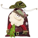 Σάκος Άγιος Βασίλης με Κουδούνι 55x35cm Xmasfest 1133731