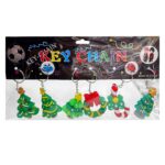 Μπρελόκ Xmas Σχέδια Δεντράκια, Στεφάνια ~5,5cm Xmasfest 1133738