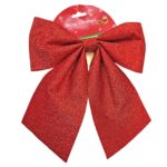 Φιόγκος Κόκκινος Γίγας Αστραφτερός 28cm Xmasfest 1133782