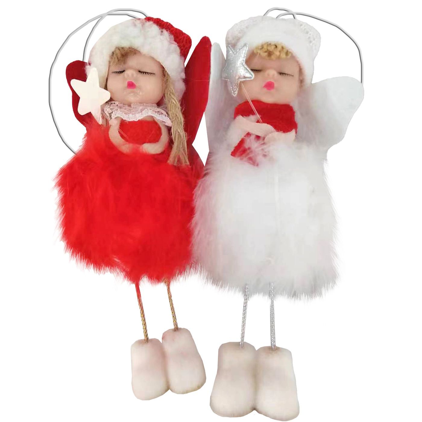 93-3813 Στολίδι Αγγελούδι Στέκεται Όρθιο 20cm Xmasfest 1133833 - Image 1