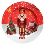 Πιατέλα Πλαστική Καρυοθραύστης Φ31cm Xmasfest 1133873