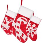 Μπότα Χριστουγέννων Βελουτέ 3D Σχέδια 45x29cm Xmasfest 1133935
